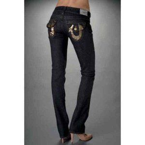 True Religion Straight Dark Wash Jeans
